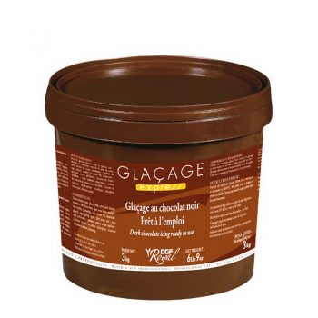 3kg Glaçage Chocolate negro  Express  ( uso directo)