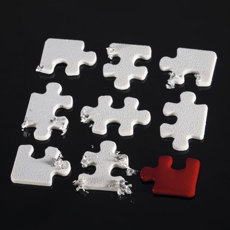 Molde silicona Puzzle Pavoni Gourmand GG018
